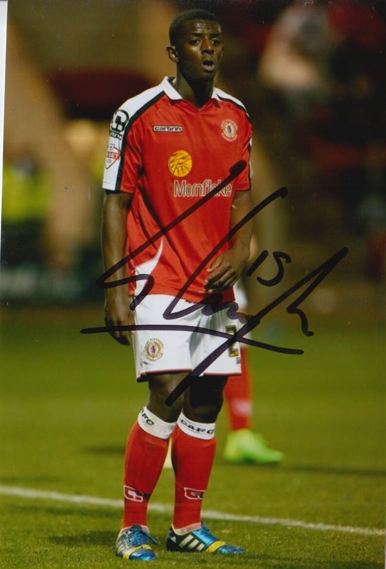 CREWE ALEXANDRA HAND SIGNED GREG LEIGH 6X4 Photo Poster painting.