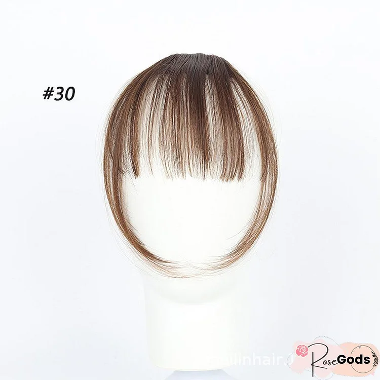 Air Bangs Wig Piece Thin Translucent