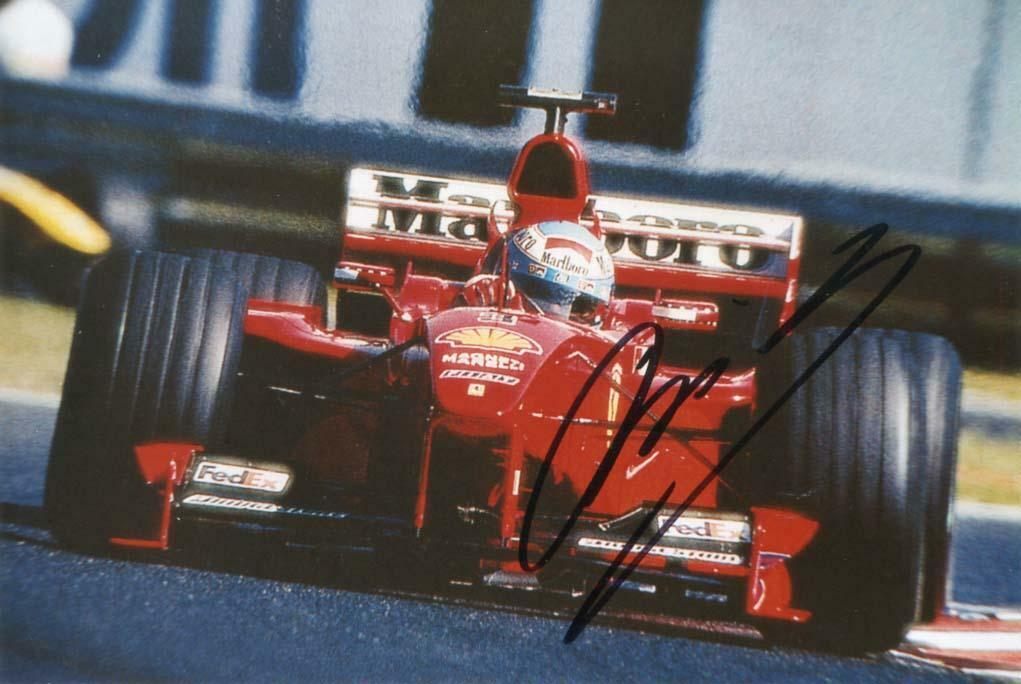 Mika Salo autograph FERRARI Formula One driver, signed Photo Poster painting