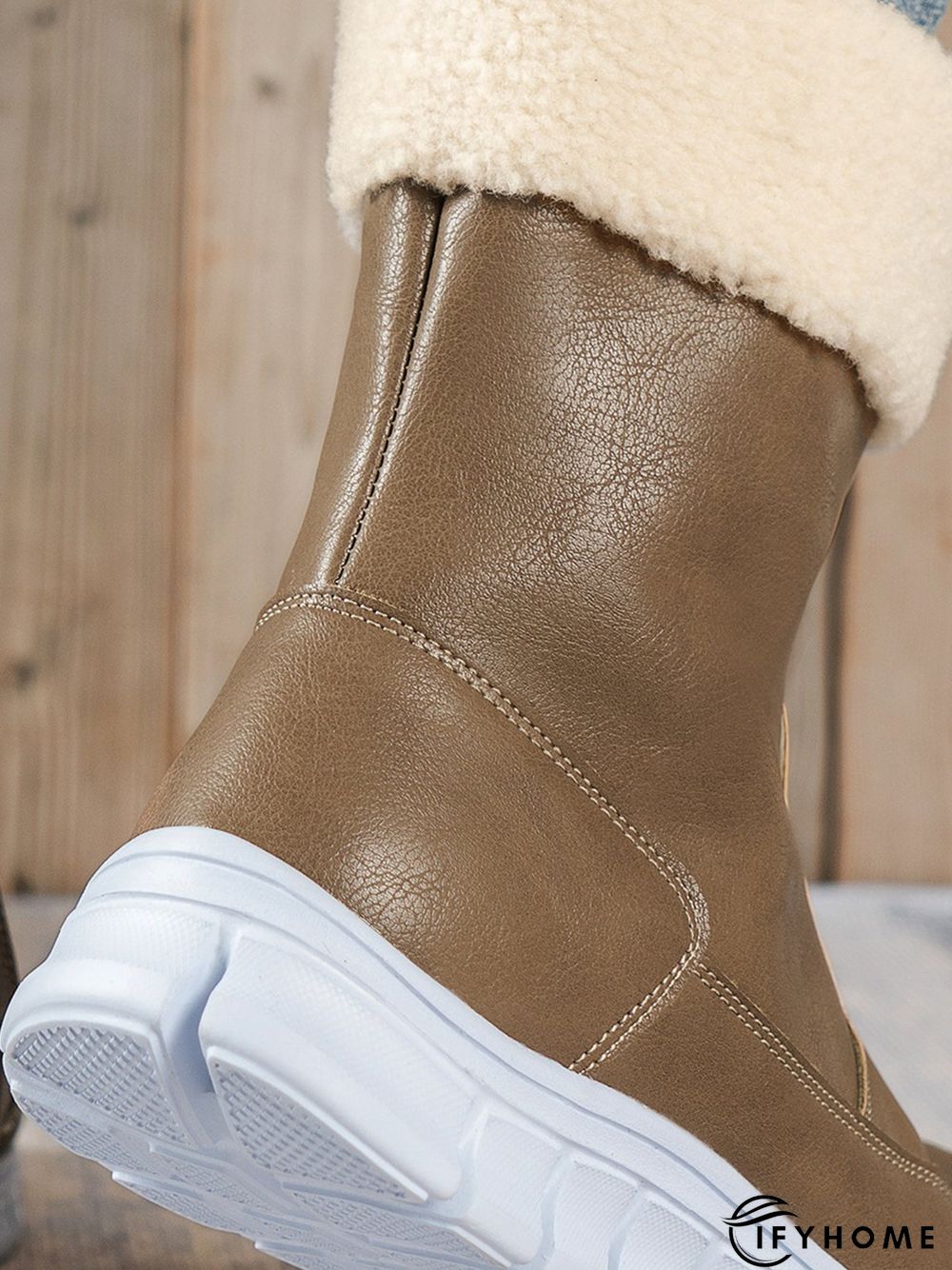 Warm Comfort Lightweight Soft Sole Patchwork Zipper Snow Boots | IFYHOME