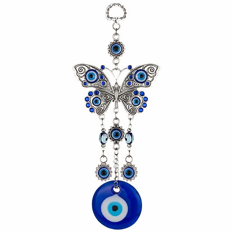 Evil Eye Butterfly Ornament Amulet Wall Decor