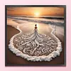 Beach Girl - 18CT Counted Cross Stitch - 45*45cm