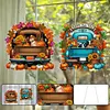 2Pcs citrouille voiture - 5d bricolage artisanat pendentif