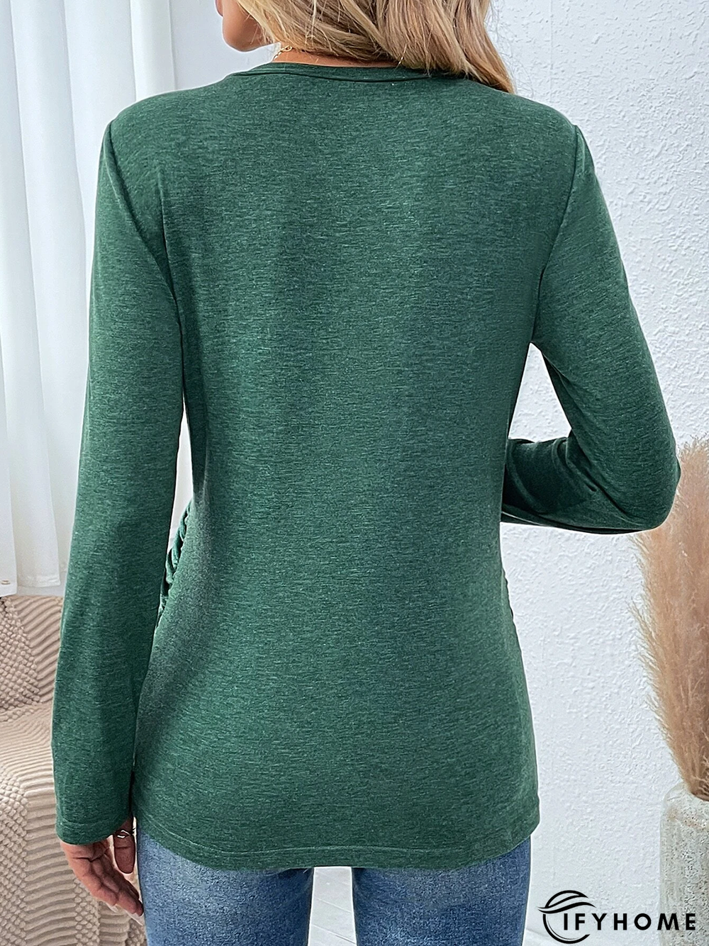 Casual Plain T-Shirt | IFYHOME