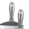 Stainless Steel Bucket Scoop Mud Scoop Arc-shape Shovel Putty Knife Scraper