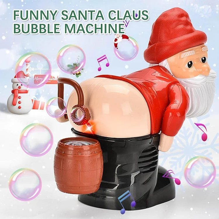 🎅Wyprzedaż świąteczna - 50% zniżki🎄Zabawna maszyna do baniek Mikołaja