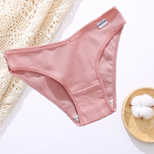 Bikiv M-4XL Women's Cotton Briefs Sexy Cotton Panties Female Underpants Soft Underwear Women Plus Size Pantys Intimates Lingerie