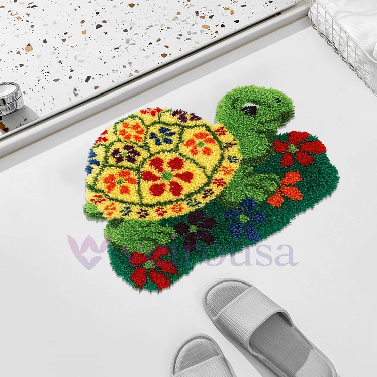 Turtle Rug Latch Hook Kits for Beginners