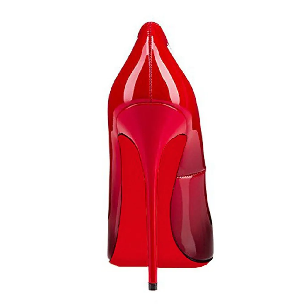 4.72" Women's High Heels for Party Wedding Pumps Gradient Color-vocosishoes