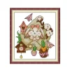 Spring of Stamps -14CT Stamped Cross Stitch Kit(18*20cm)