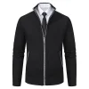 2023 New Autumn and Winter Men's Knitted Sweater Zipper Jacket