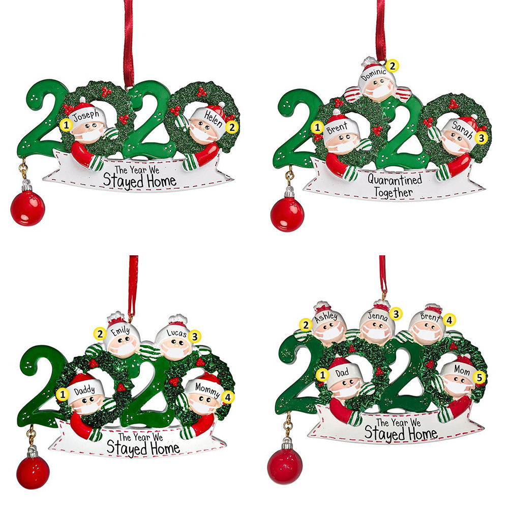 

DIY Name Blessings Pendant Snowman Mask Christmas Tree Hanging DIY Ornament, 501 Original