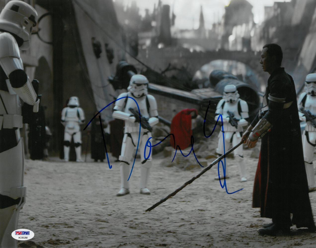 Donnie Yen Signed Star Wars Authentic Autographed 11x14 Photo Poster painting PSA/DNA #AC95288