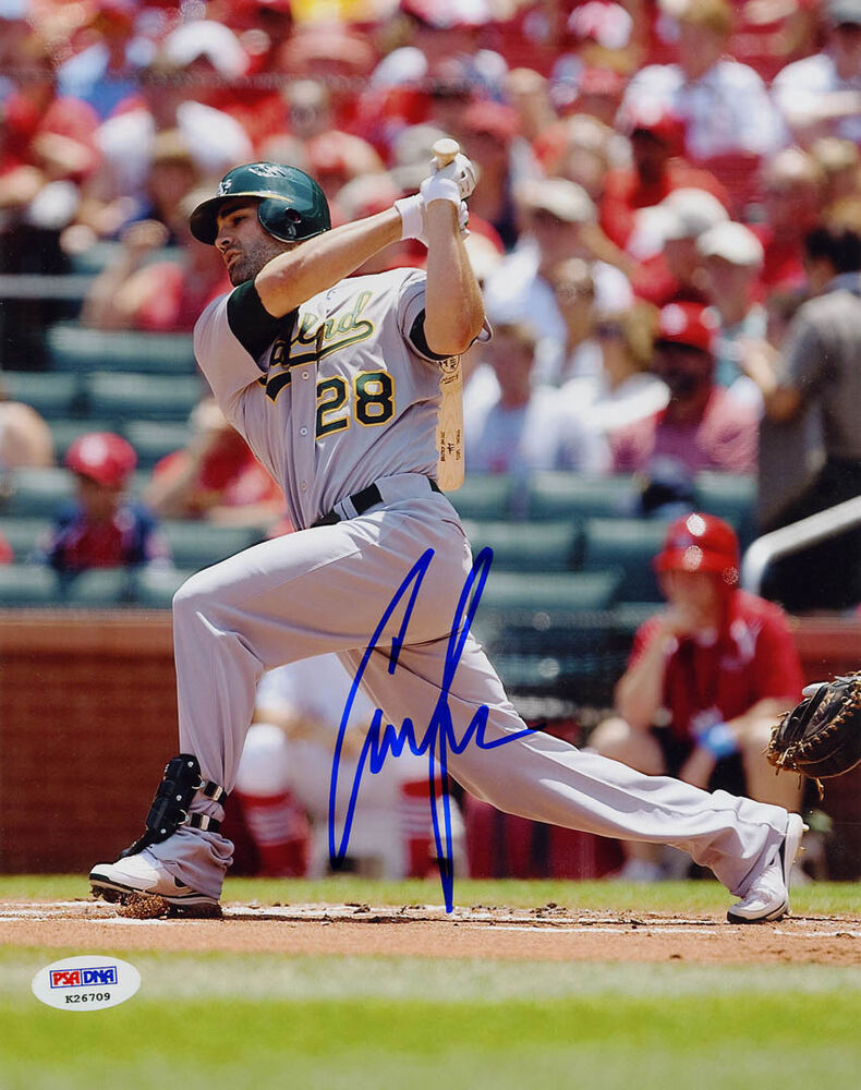 Conor Jackson SIGNED 8x10 Photo Poster painting Oakland A's PSA/DNA AUTOGRAPHED