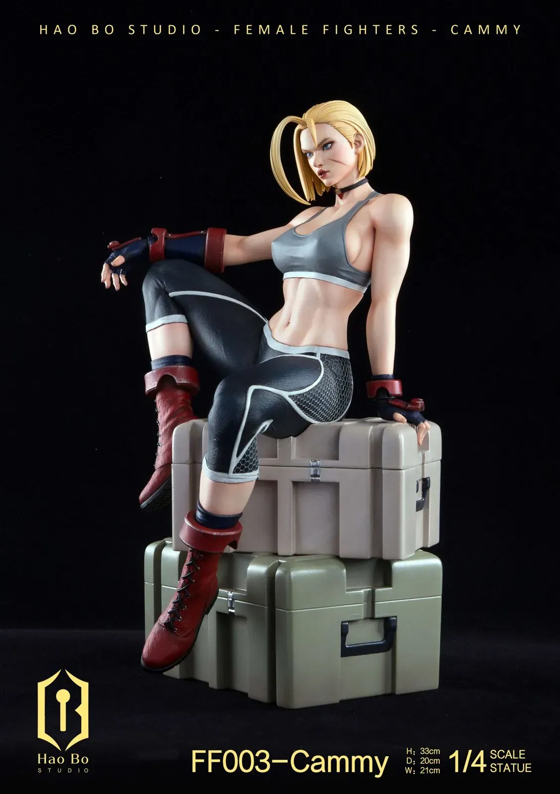1/4 Scale Cammy - Street Fighter Resin Statue - Hao Bo Studio