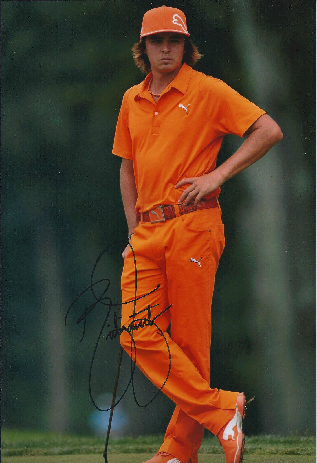 Rickie FOWLER SIGNED Autograph 12x8 Photo Poster painting AFTAL COA 2012 Wells Fargo CHAMPION