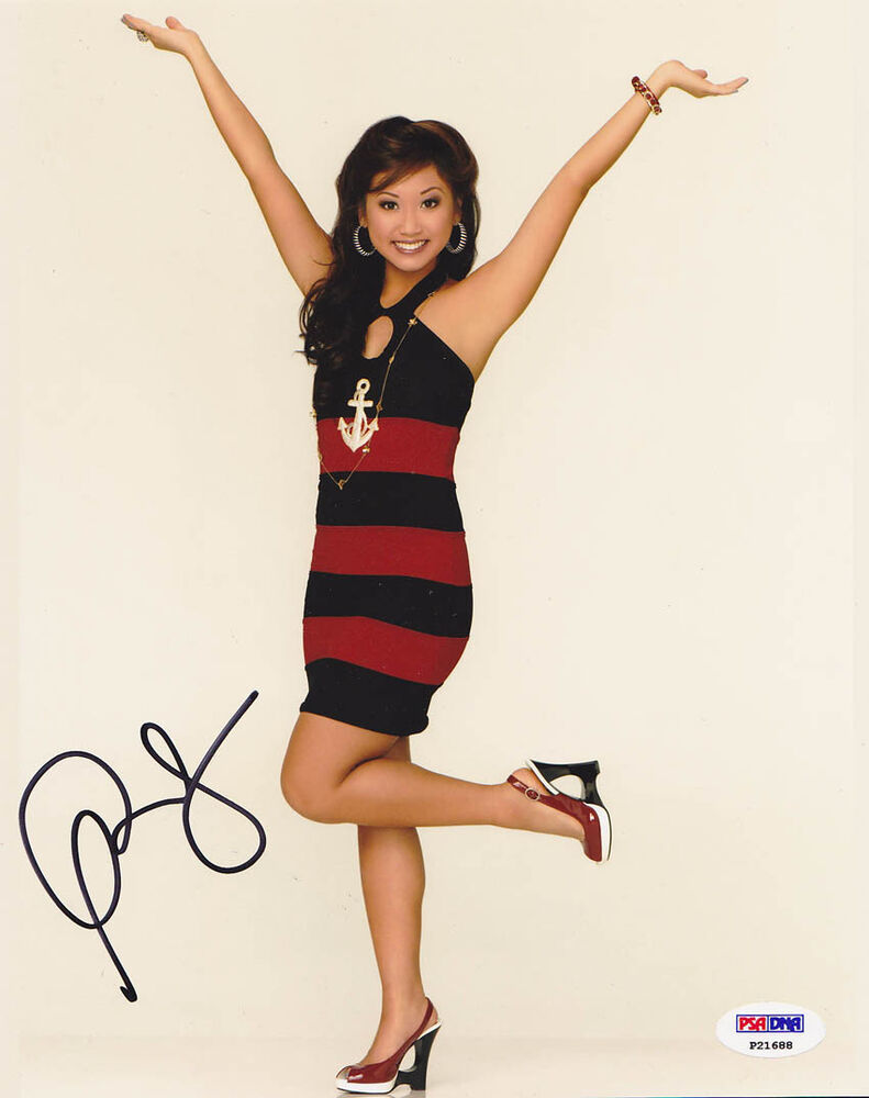 Brenda Song SIGNED 8x10 Photo Poster painting Dads New Girl Suite Life PSA/DNA AUTOGRAPHED