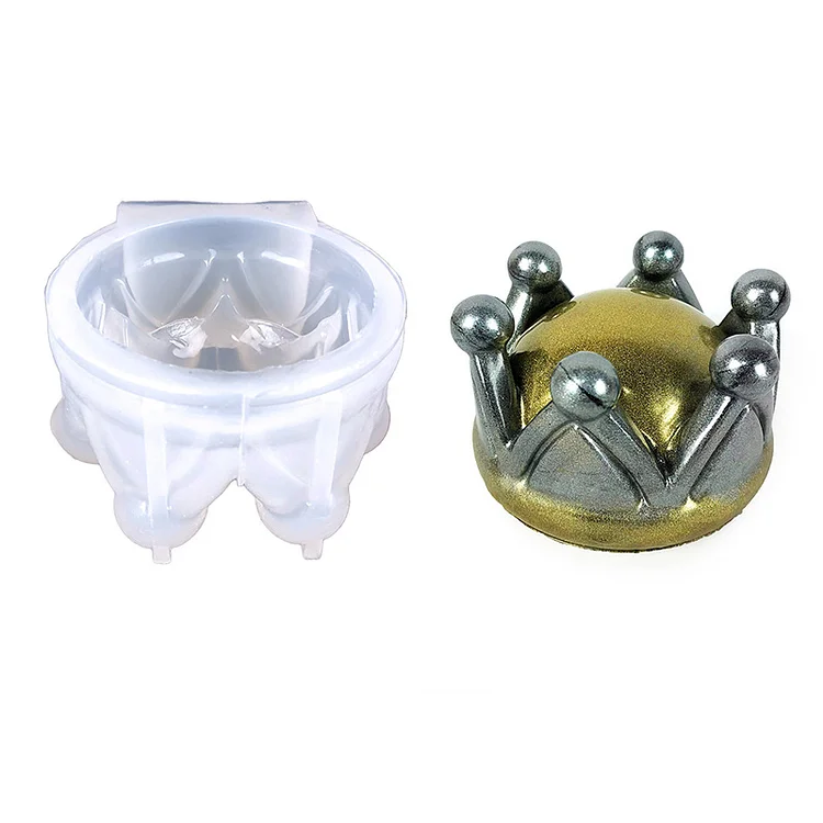3D Crown Ornament Resin Mold CrazyMold