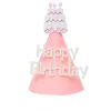 50PCS Cute HAPPY BIRTHDAY Kids Baby Party Photography Decor Hats