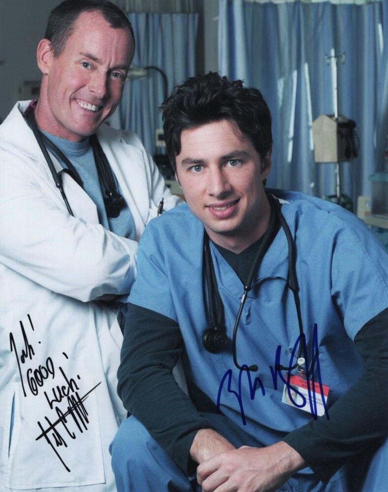 JOHN C. MCGINLEY & ZACH BRAFF Autographed Signed SCRUBS Photo Poster paintinggraph - To John