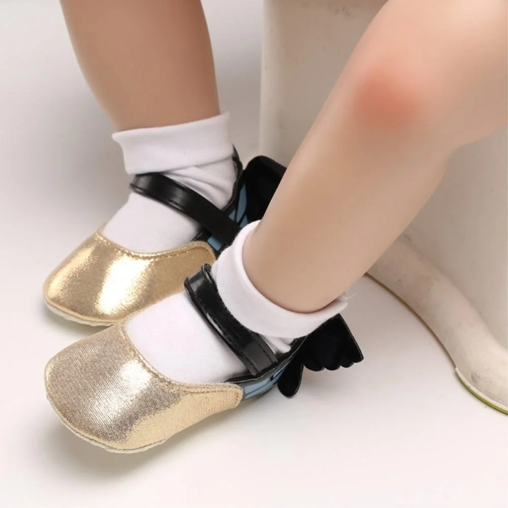 2020 Brand New Newborn Infant Kid Baby Girl Butterfly Shoes Cute Princess Shoes With Wings Fashion First Walkers 0-18M