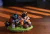 King Kai & Son Goku Having Meal - Dragon Ball Statue - SENZUBEAN Studio