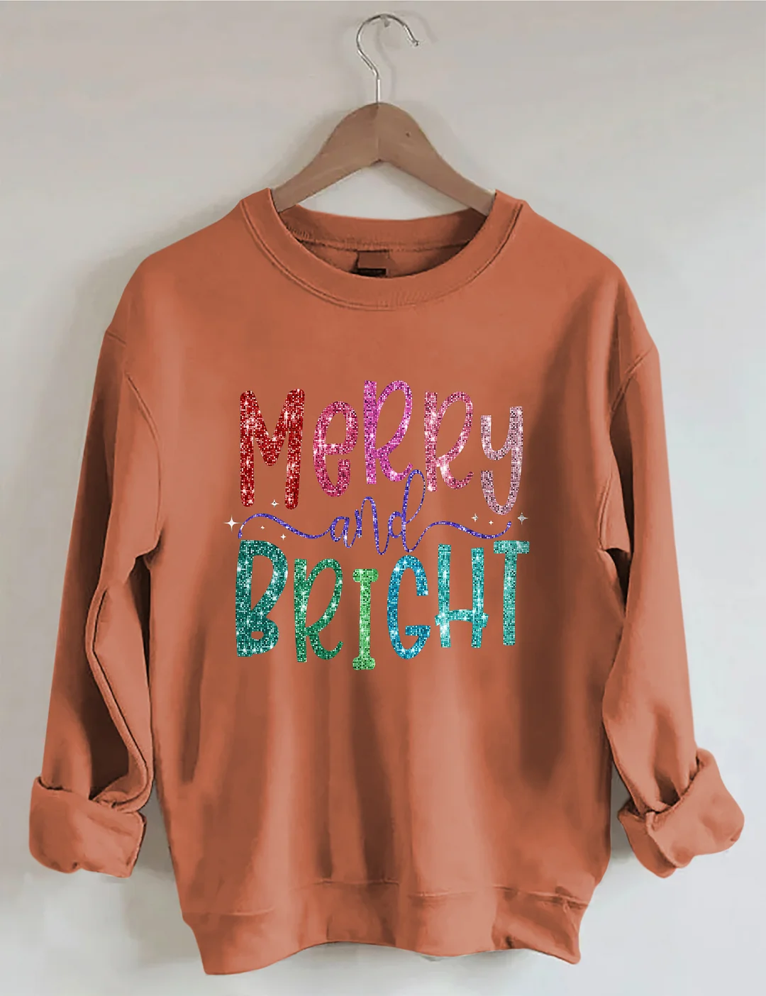 Merry And Bright Christmas Sweatshirt