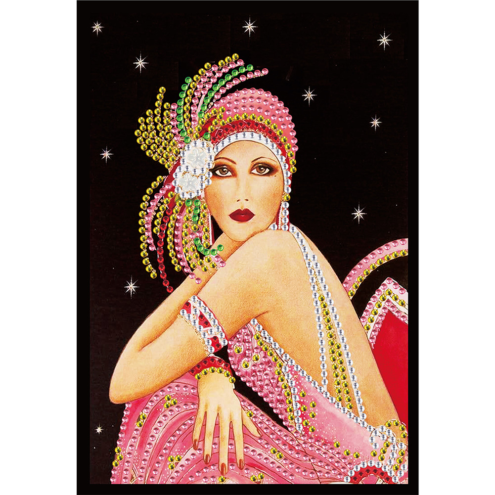 

Elegant Lady - 5D DIY Craft Notebook, 501 Original