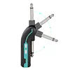 Wireless Guitar Transmitter Receiver Long Battery Life Instrument Wireless Transmitter Plug and Play 220 Rotatable for Guitar Bass Electric Instruments