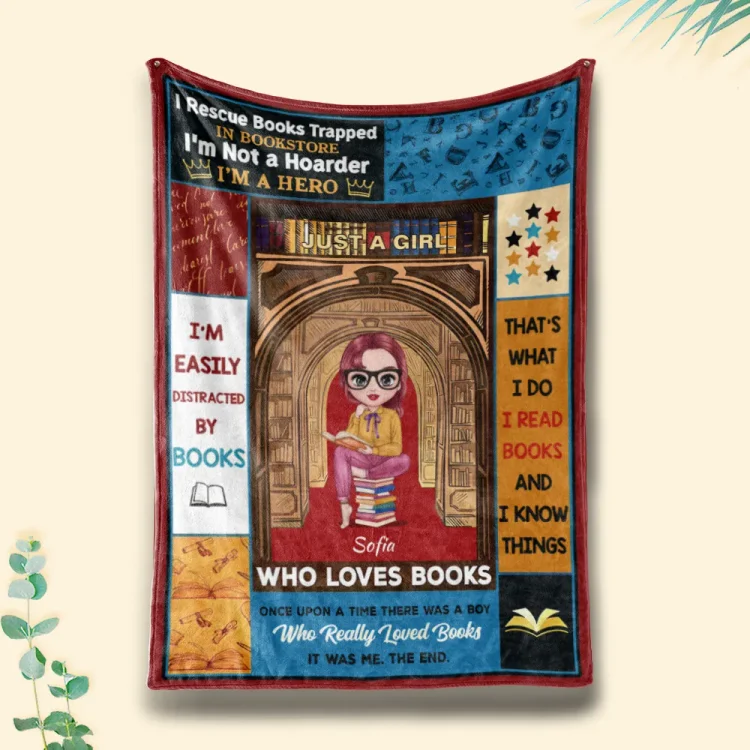  I'm Not A Hoarder - Gift For Book Lovers - Personalized Custom Blanket