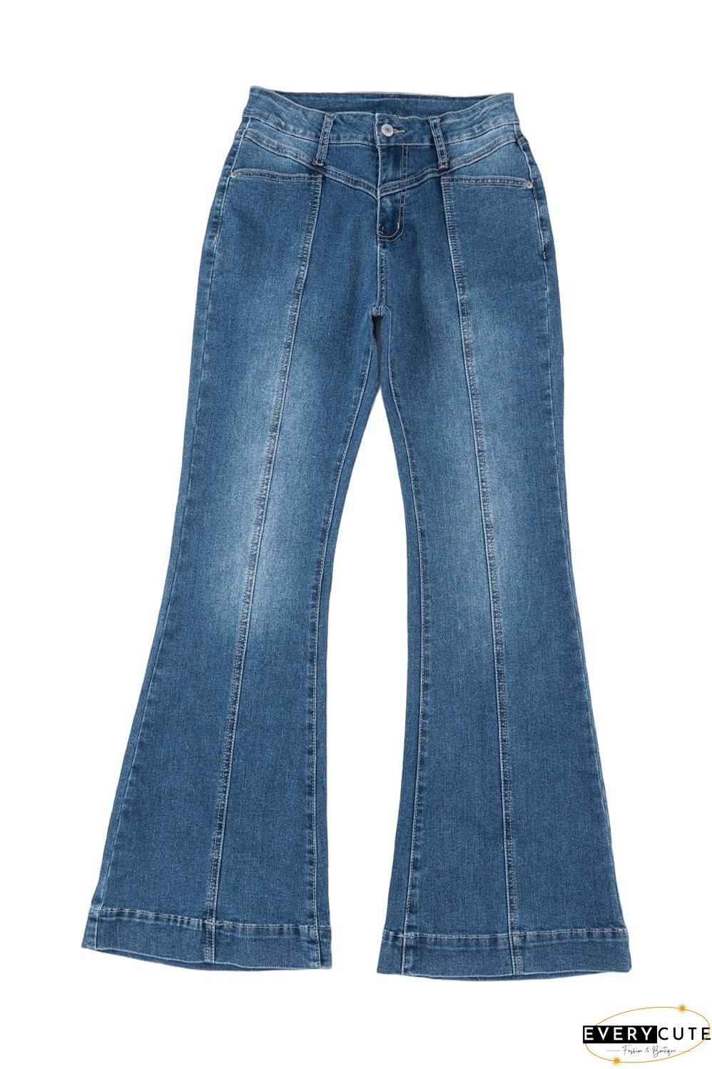 Trendy Flared Leg Jeans