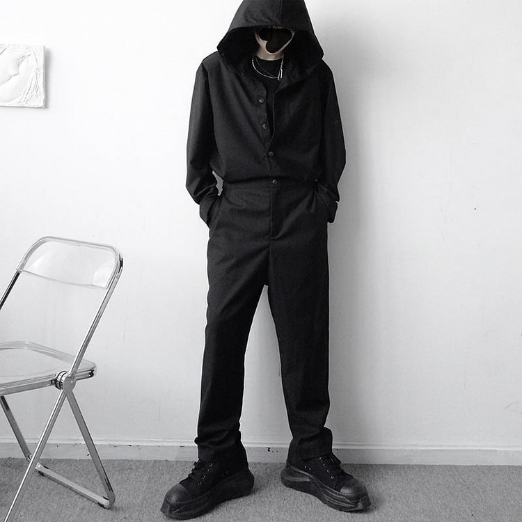W2978 P110 Metsoul Jumpsuits-dark style-men's clothing-halloween
