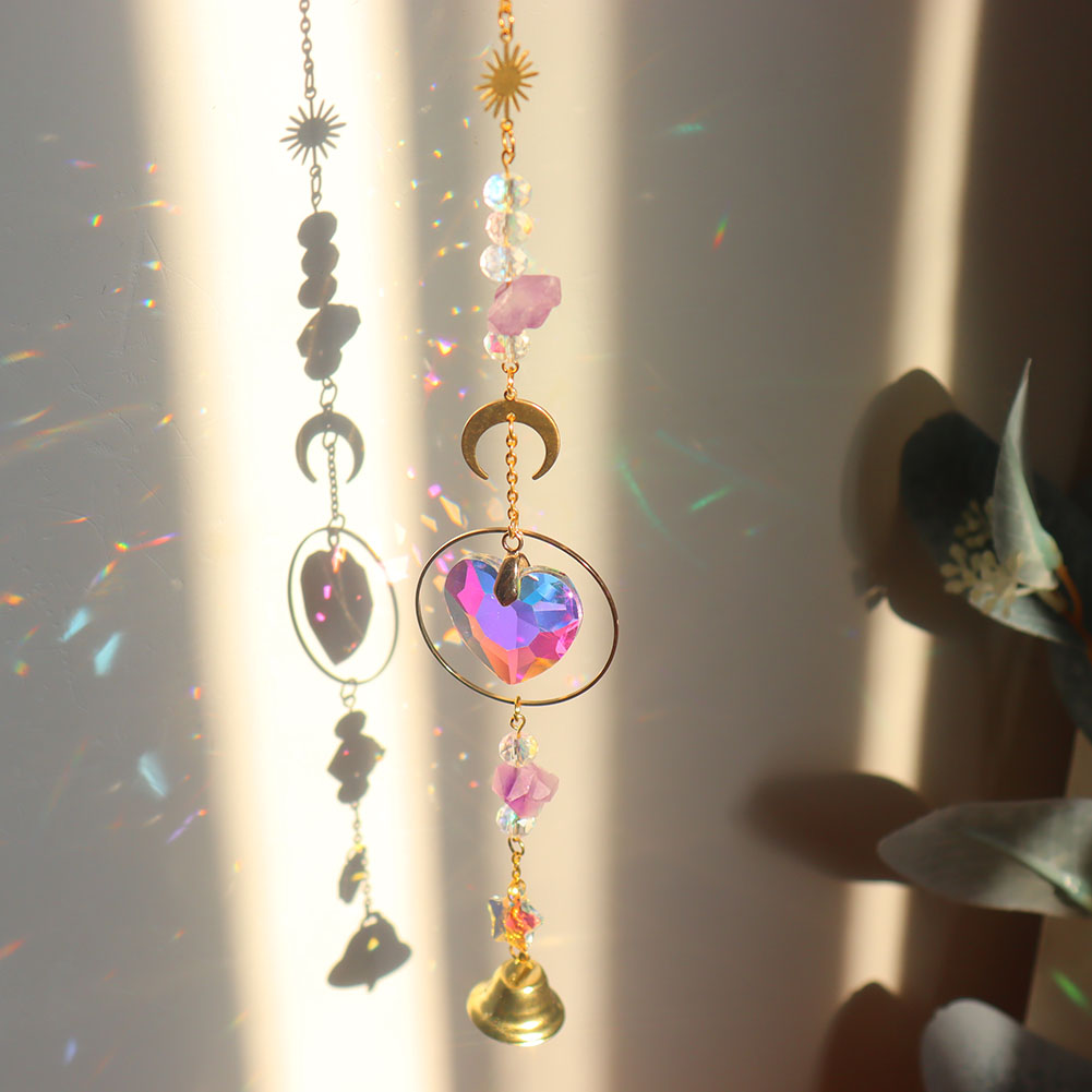 

Moon Heart - Art Crystal Suncatcher, 501 Original