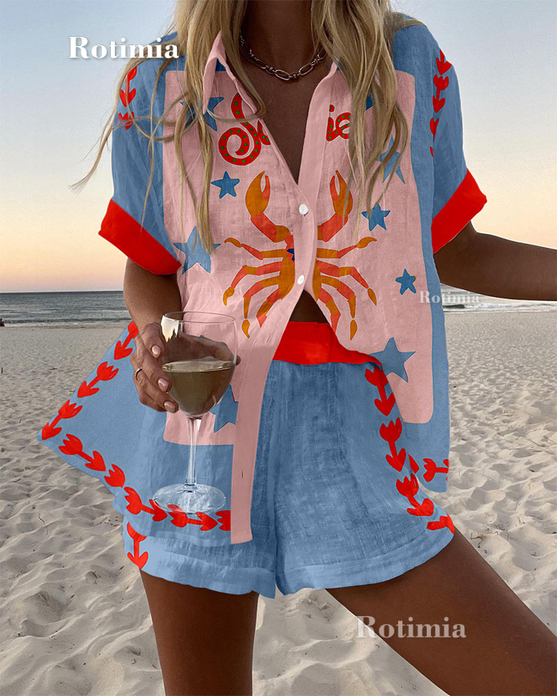 Scorpio Print Two-Piece Set
