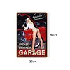 Garage Girl - Vintage Metal Signs - 20*30cm/30*40cm