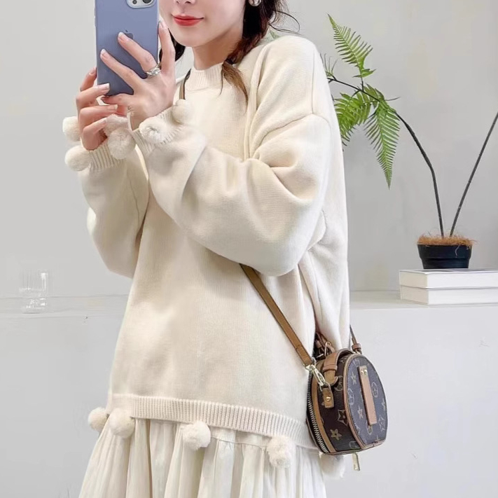 Chicfifth Sweater Women Winter Long Sleeve High Quality Autumn Vintage Top Knitted Cardigan