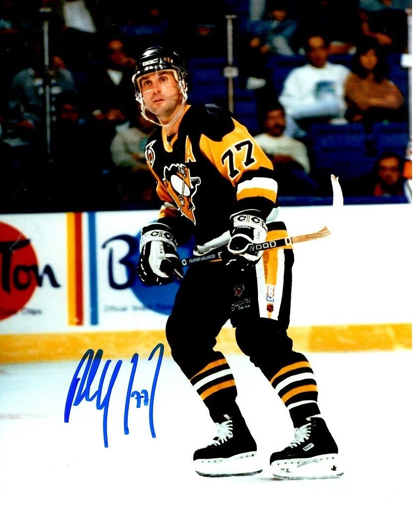 Signed 8x10 PAUL COFFEY Pittsburgh Penguins Photo Poster painting - COA