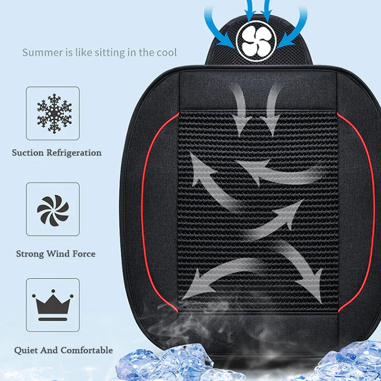 Car Ventilation Seat Cushion Air Conditioning Refrigeration Air Blowing Seat Cushion
