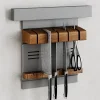 Walnut Wall Magnetic Knife Rack