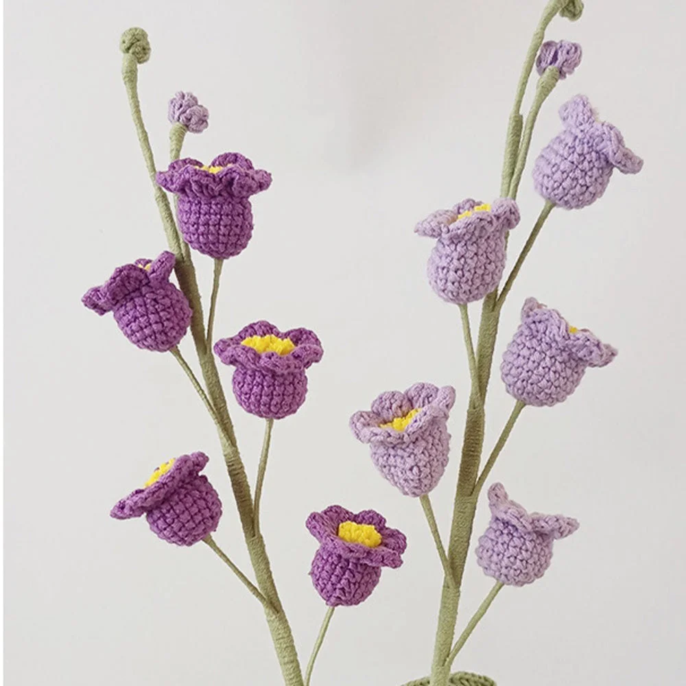 Handwoven Lily of the Valley Bouquet for Bedroom Decor
