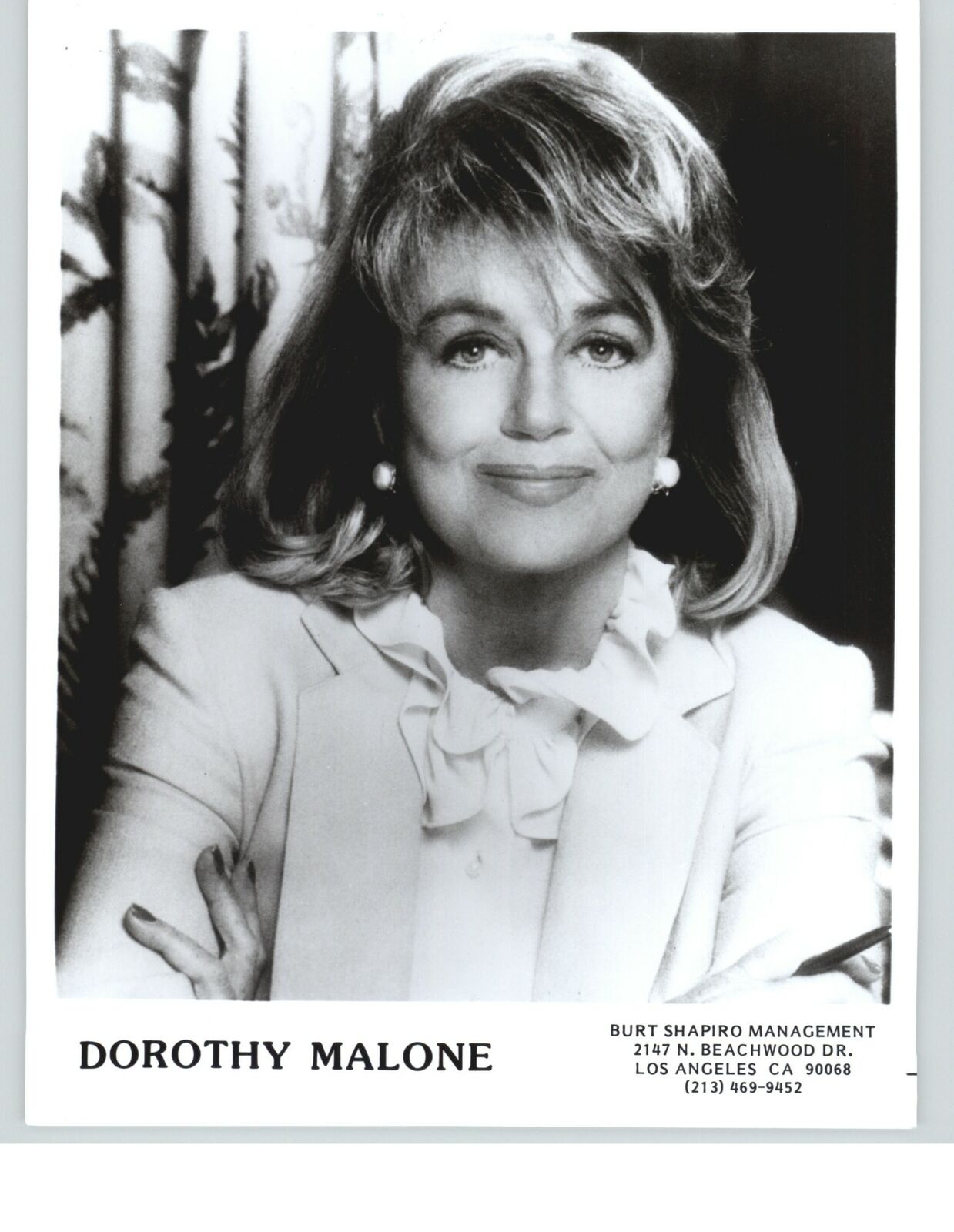 Dorothy Malone - 8x10 Headshot Photo Poster painting - Peyton Place