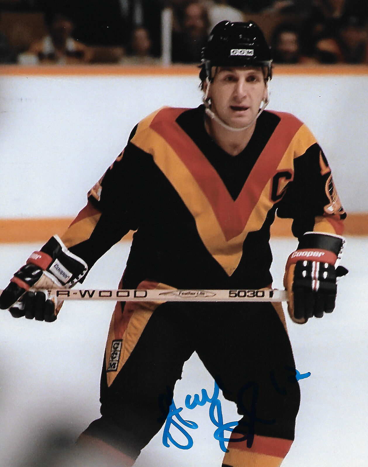 Vancouver Canucks Stan Smyl Autographed Signed 8x10 Photo Poster painting COA AA