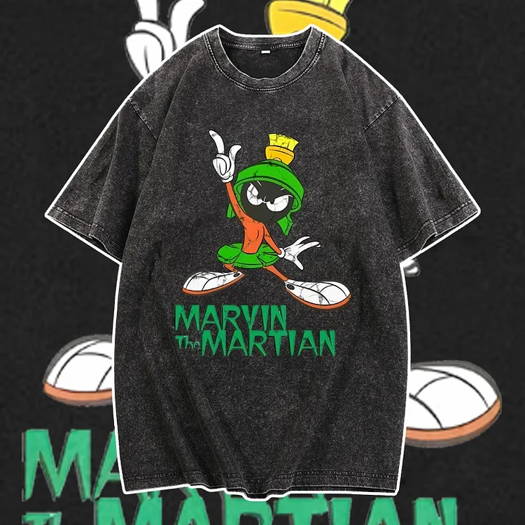 Davidhawaii100% Cotton Casual Men's trendy and comfortable classic cartoon character Street T-shirt-100% Cotton
