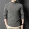 100% pure wool half turtleneck sweater