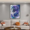 Purple Dragon-11CT Stamped Cross Stitch 50*70cm(Big Size)