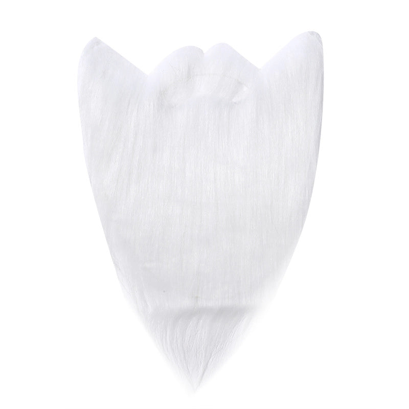Halloween Beard Santa Claus Beard White Long Hair Black Big Beard Party Beard Dress Up
