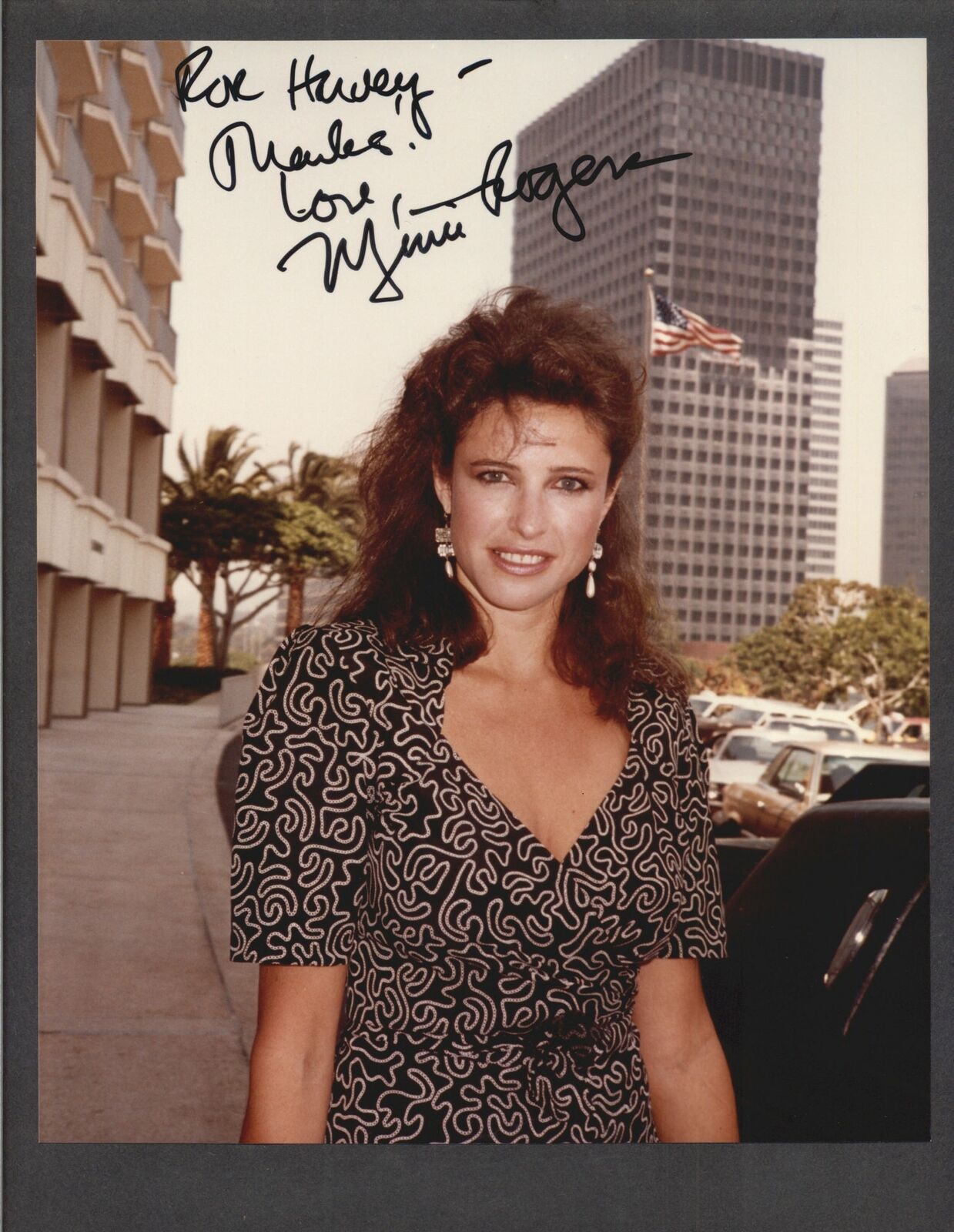 Mimi Rogers - Signed Autograph Color 8x10 Photo Poster painting - Big Nothing