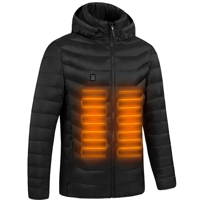 Heated Jacket with 5v Rechargeable Battery - vzzhome