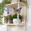 2pcs Butterfly Bird Diamond Painting Double-sided Crystal Window Suncatcher Craft Set Birthday Gifts Home Garden Decor Hanging Kit