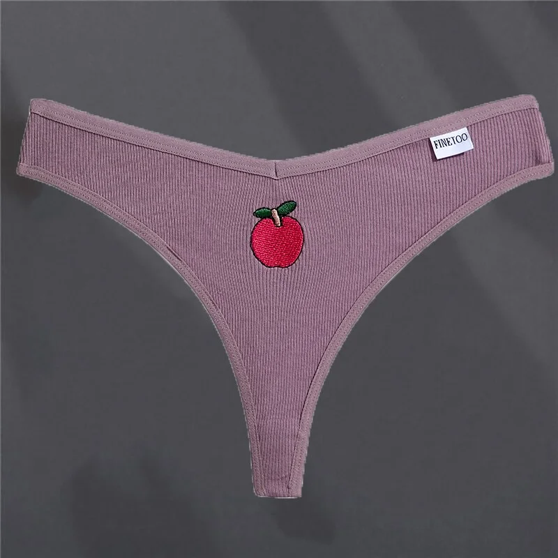 Billionm Cotton Thread Sexy Thong Women Breathable Comfortable Underwear Panties Fashion M-XL Briefs Low Waist Lingerie New 2020